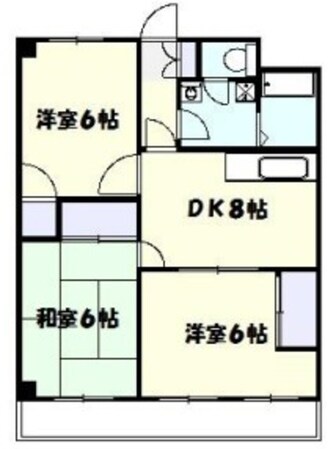 アーコサンティ向ヶ丘の物件間取画像